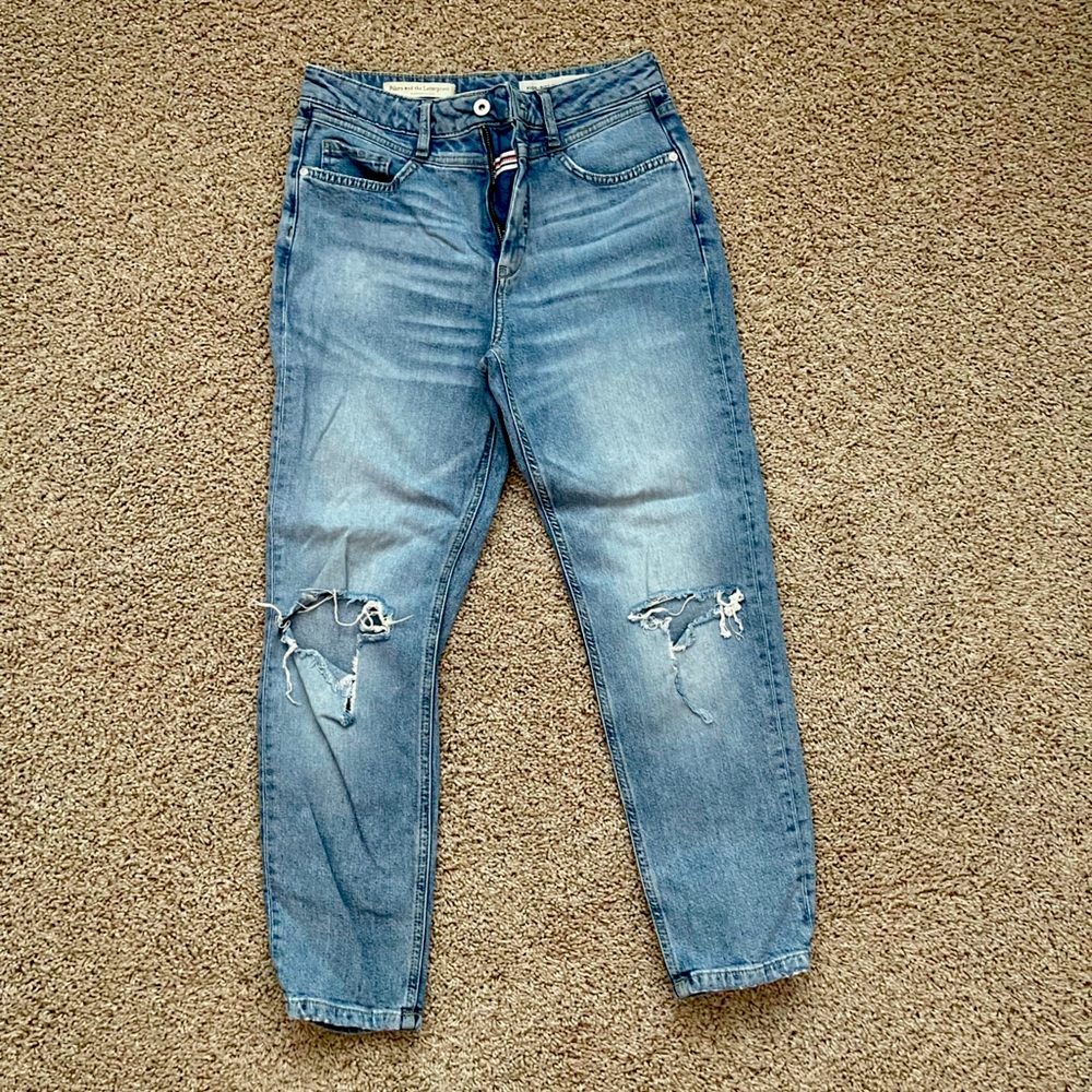 PILCRO high rise distressed denim